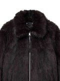 Purple Brand faux-fur jacket