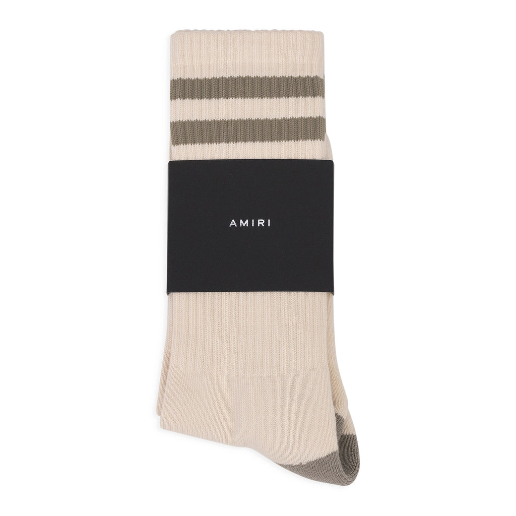 Alabaster MA Stripe Socks